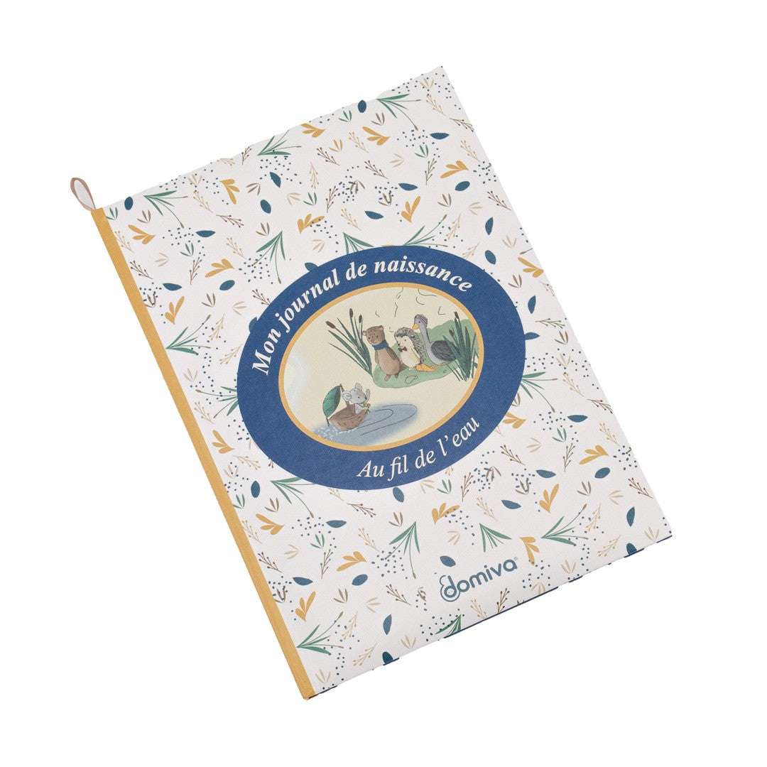 Coffret boite à trésors de bébé et journal de naissance - Au fil de l'eau
