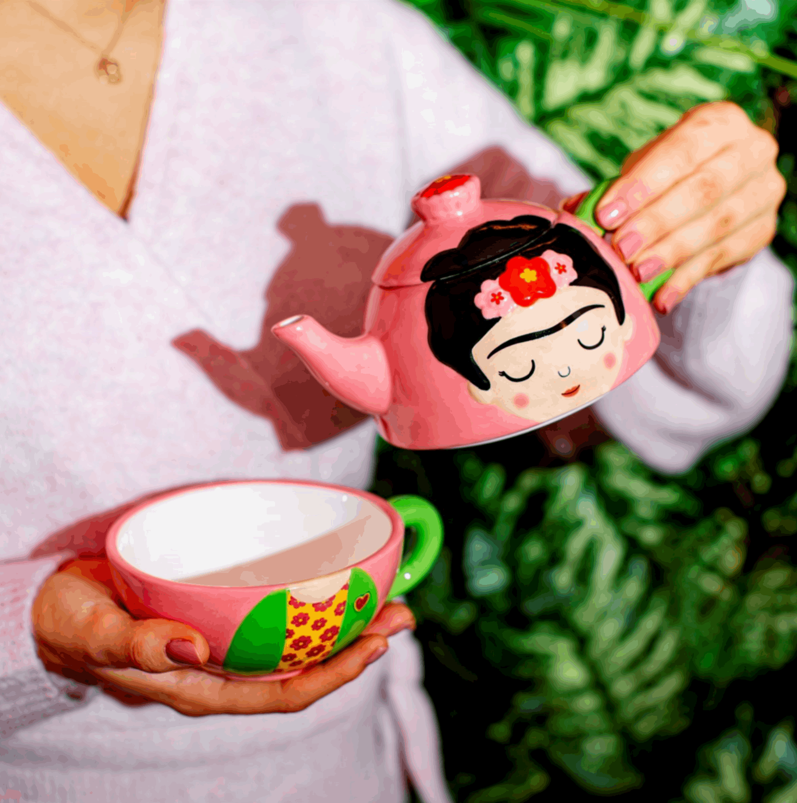 Théière et tasse intégrée Frida