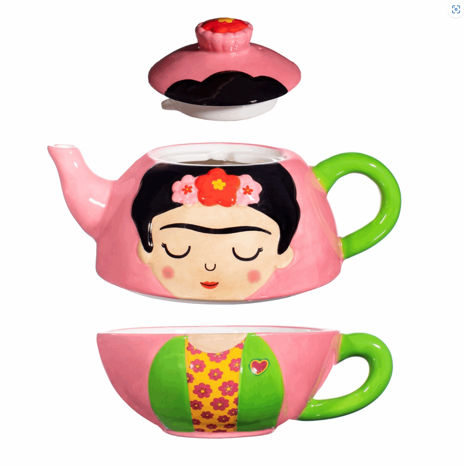 Théière et tasse intégrée Frida