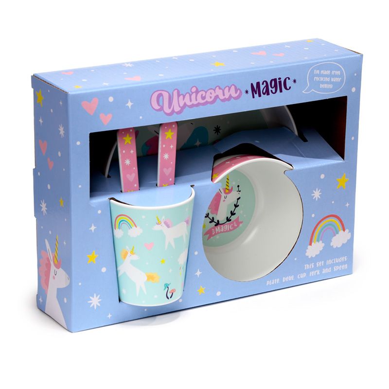 Ensemble repas 5 pièces Licorne