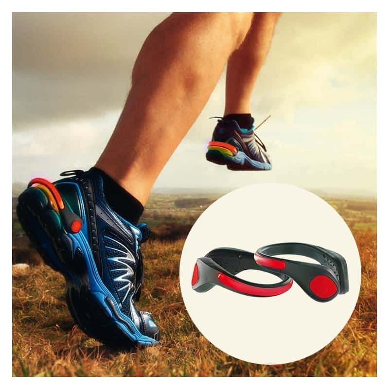Clips LED lumineux pour chaussures sport