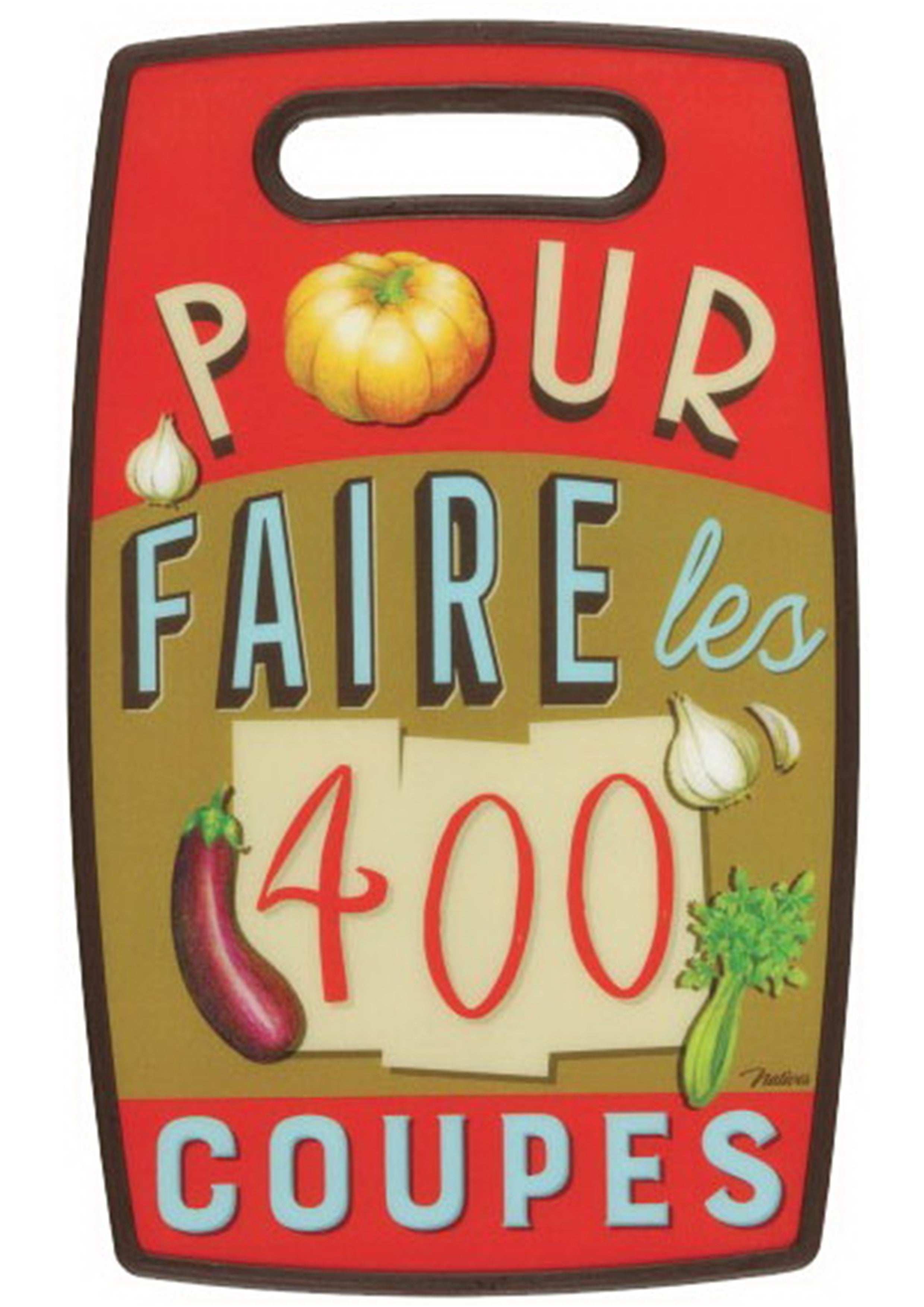 Planche à découper Les 400 coupes