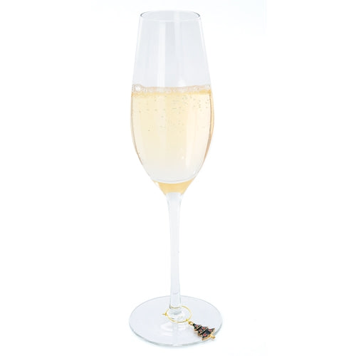 Marque verre de fête, 6 pièces