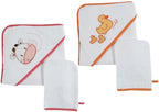 Sortie de Bain et Gant pour Bébé 100% coton