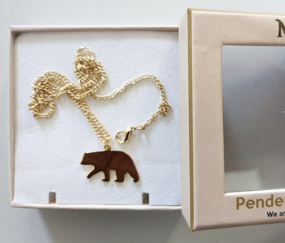 Pendentif collier ours polaire