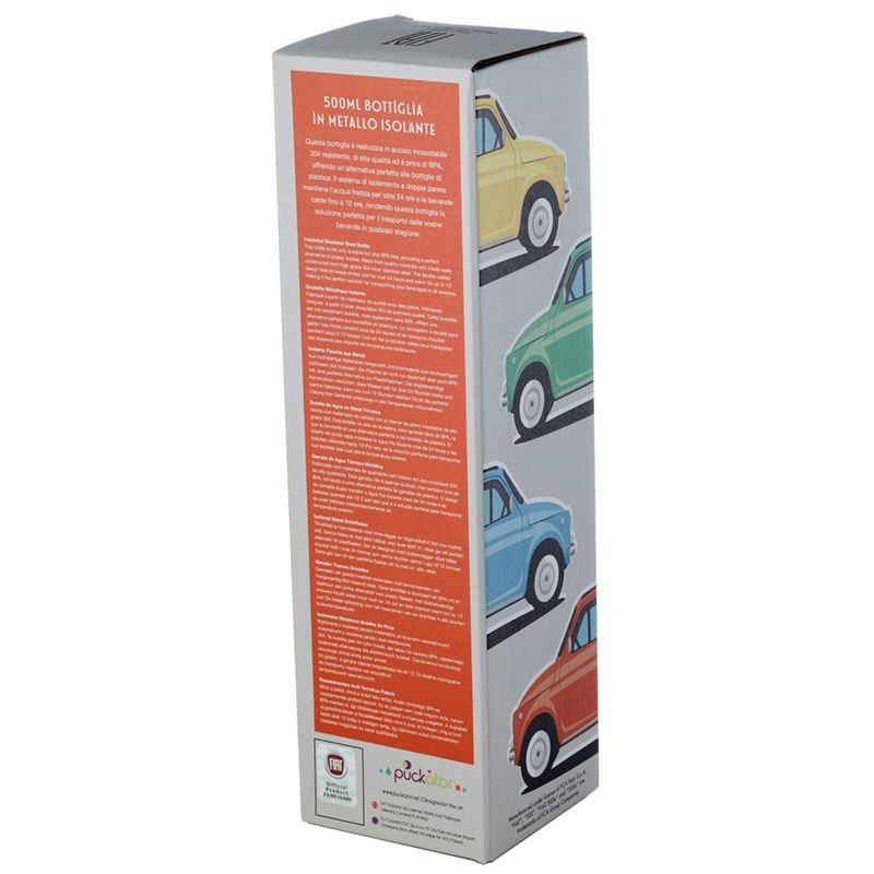 Bouteille isotherme en acier Inoxydable motif Voiture FIAT