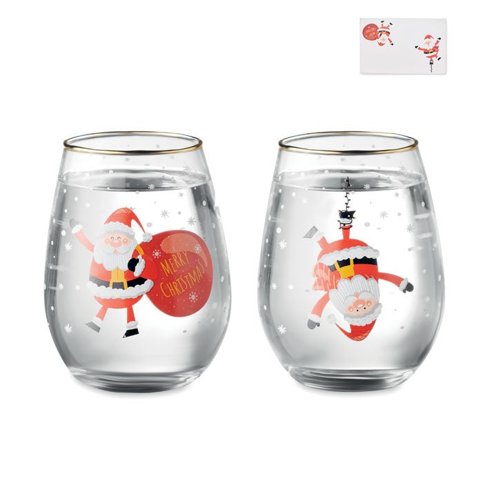 Coffret de 2 verres de Noël