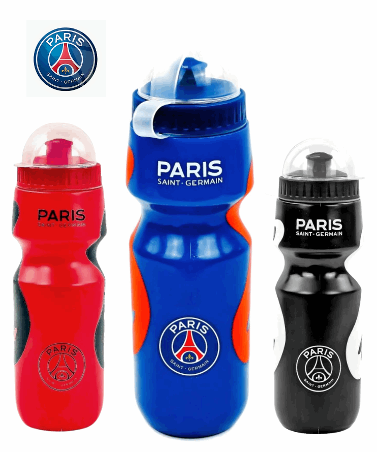 Gourde sport PSG 650ml rouge licence officielle Paris Saint-Germain - Sans BPA 