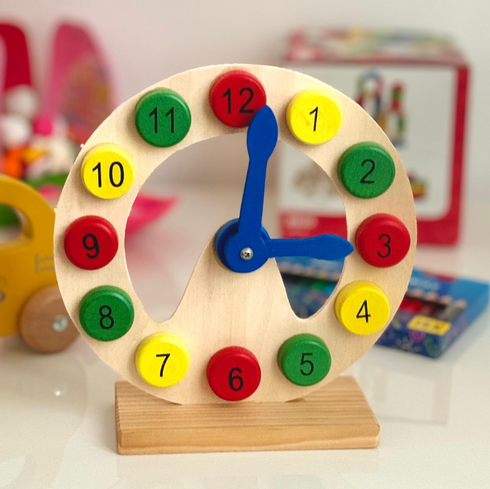 Horloge éducative pour apprendre l'heure