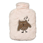 Bouillotte Chouette Rose - Chaufferette Rechargeable