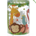 Bouteille Gourde Enfant 450ml avec Paille & Cordon - Animaux du Zoo