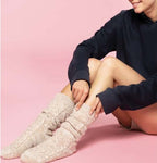 Chaussons chaussettes sherpa antidérapants - cocooning hiver
