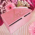 Coffret à Bijoux Love Rose Velours