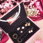 Coffret à Bijoux Love Rose Velours