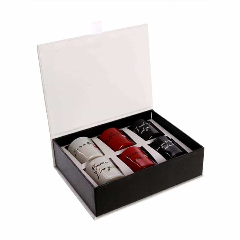 Coffret bougies mots d'amour