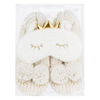Coffret Chaussons doux et masque de repos