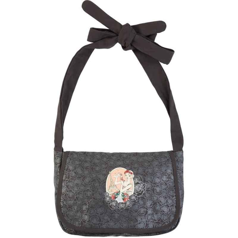 Ensemble Sac besace à noeud et porte-monnaie