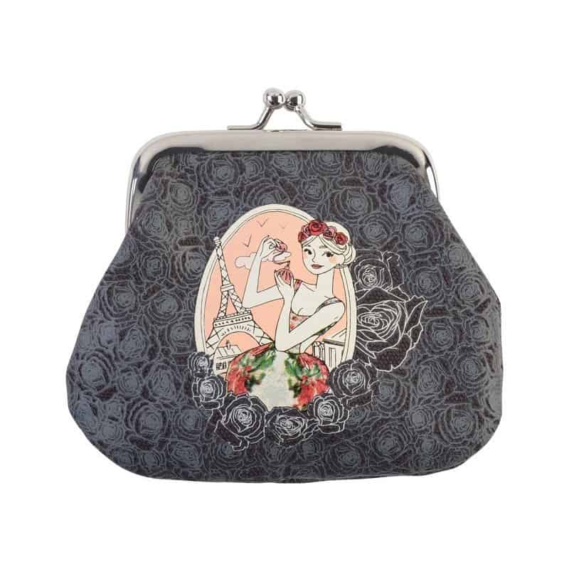 Ensemble Sac besace à noeud et porte-monnaie