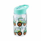 Gourde pour enfant 400ml avec paille – Motif tracteur. Parfaite pour l'école ou les sorties, cette bouteille robuste et ludique accompagnera votre enfant au quotidien