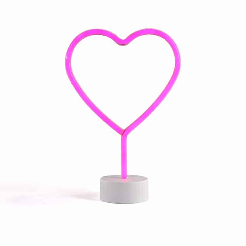Lampe Néon COEUR ROSE