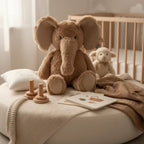 ma peluche elephant couleur nougat 