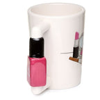 Mug poignée vernis à ongles - cadeau esthéticienne original