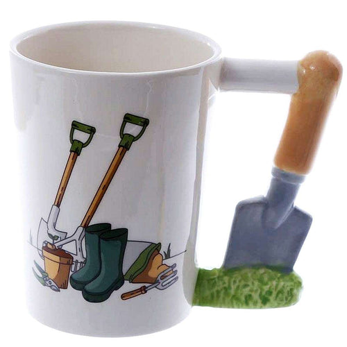 Mug du Jardinier avec une pelle pour poignée