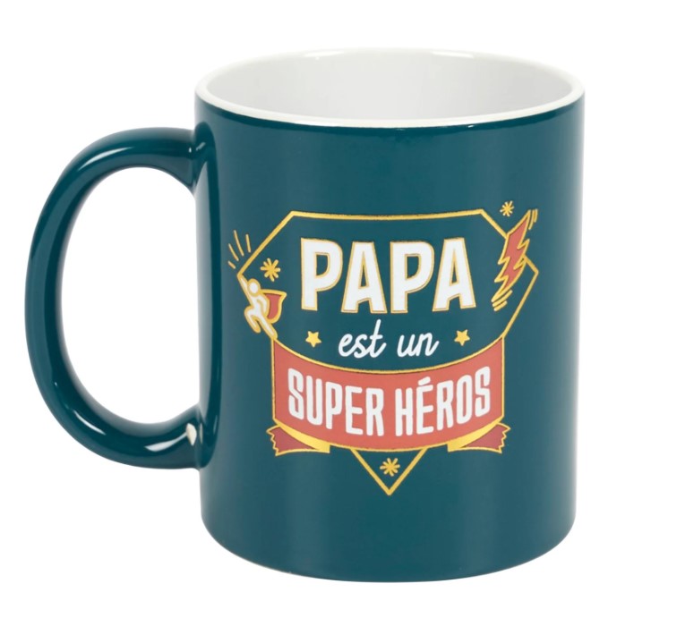 Mug Papa Super Héros