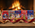 Papillote Savons Noël - Format carré avec cheminée