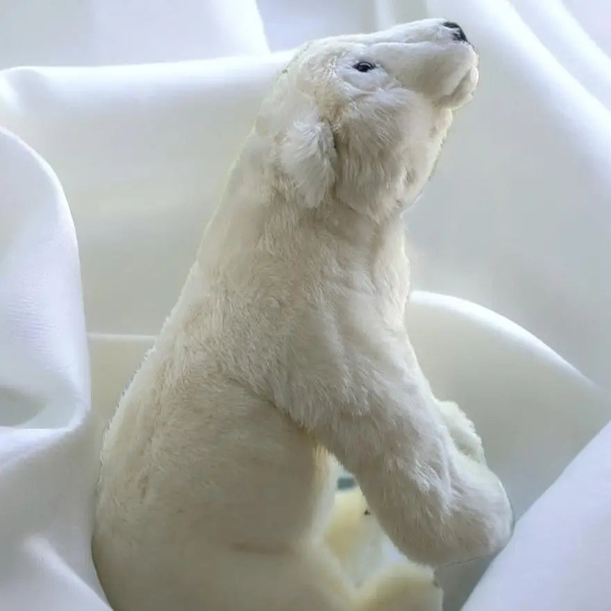 Ours polaire peluche géante 53cm - Décoration chambre enfant et câlins - Qualité supérieure BARBACADO
