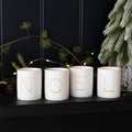 photophore en porcelaine Noel