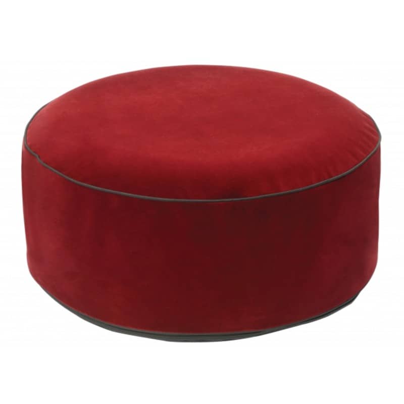 Pouf gonflable velours