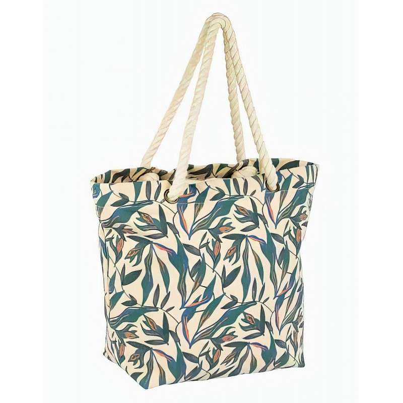 Sac de plage coton TROPICAL