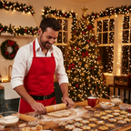 Tablier de cuisine père Noël