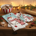 Set torchon et manique motif Noël - cadeau cuisine fêtes