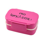 Lunch box rose smiley 4 compartiments 1,2L - repas bureau et pique-nique
