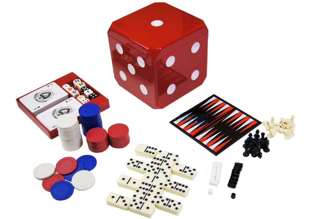 Cube jeux en forme de Dé 6 jeux