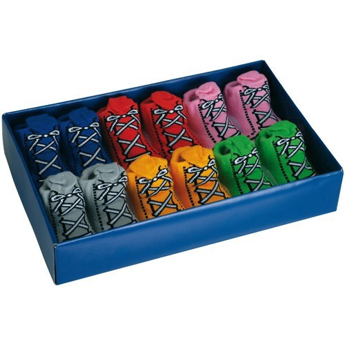 Lot de 6 paires de chaussettes bébé baskets