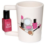 Mug poignée vernis à ongles - cadeau esthéticienne original