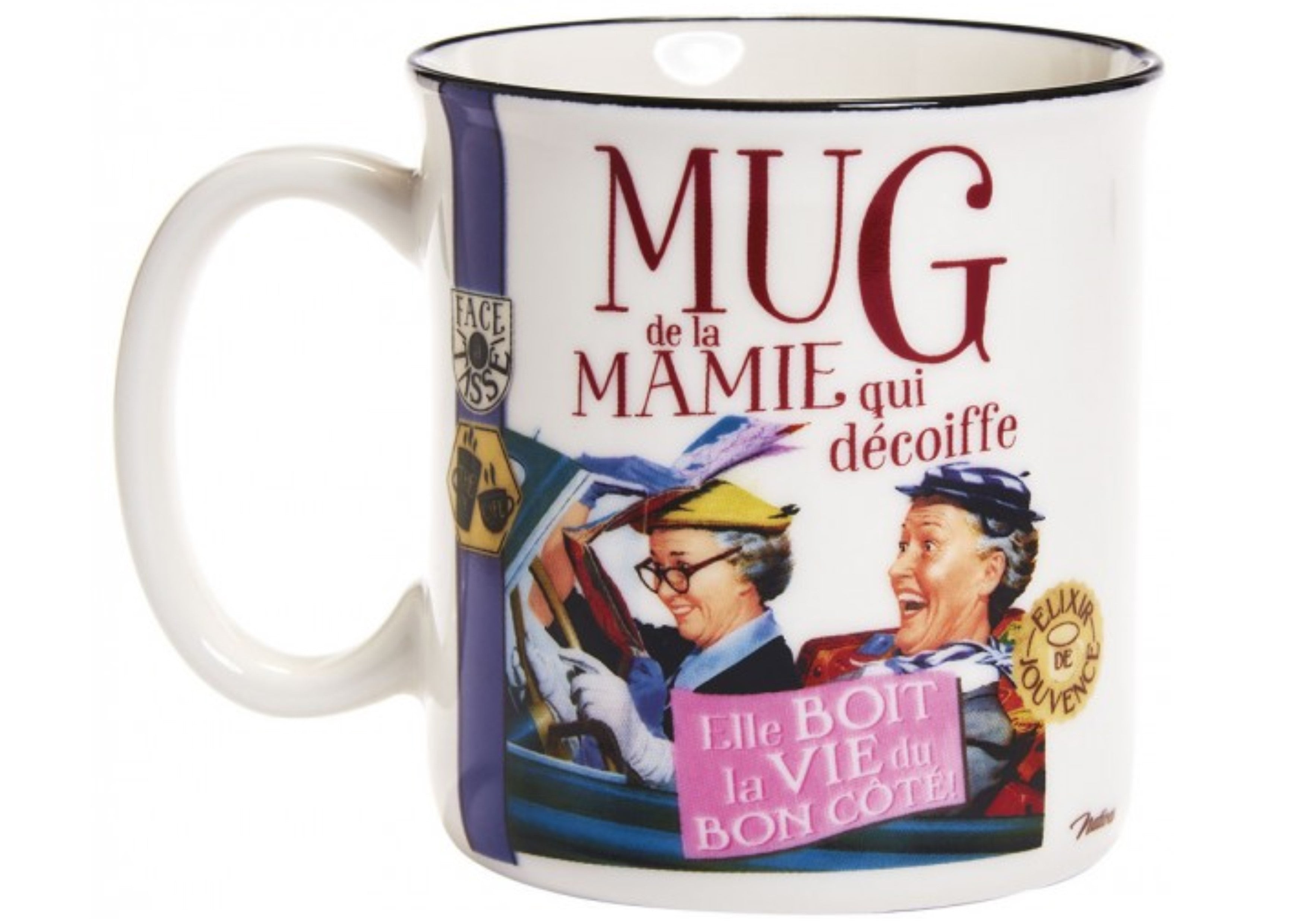 Mug original MAMIE QUI DECOIFFE