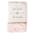 Protège Carnet de Santé Bébé Rose — Cadeau Naissance Original
