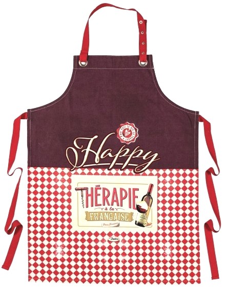 Tablier de cuisine original HAPPY THERAPIE